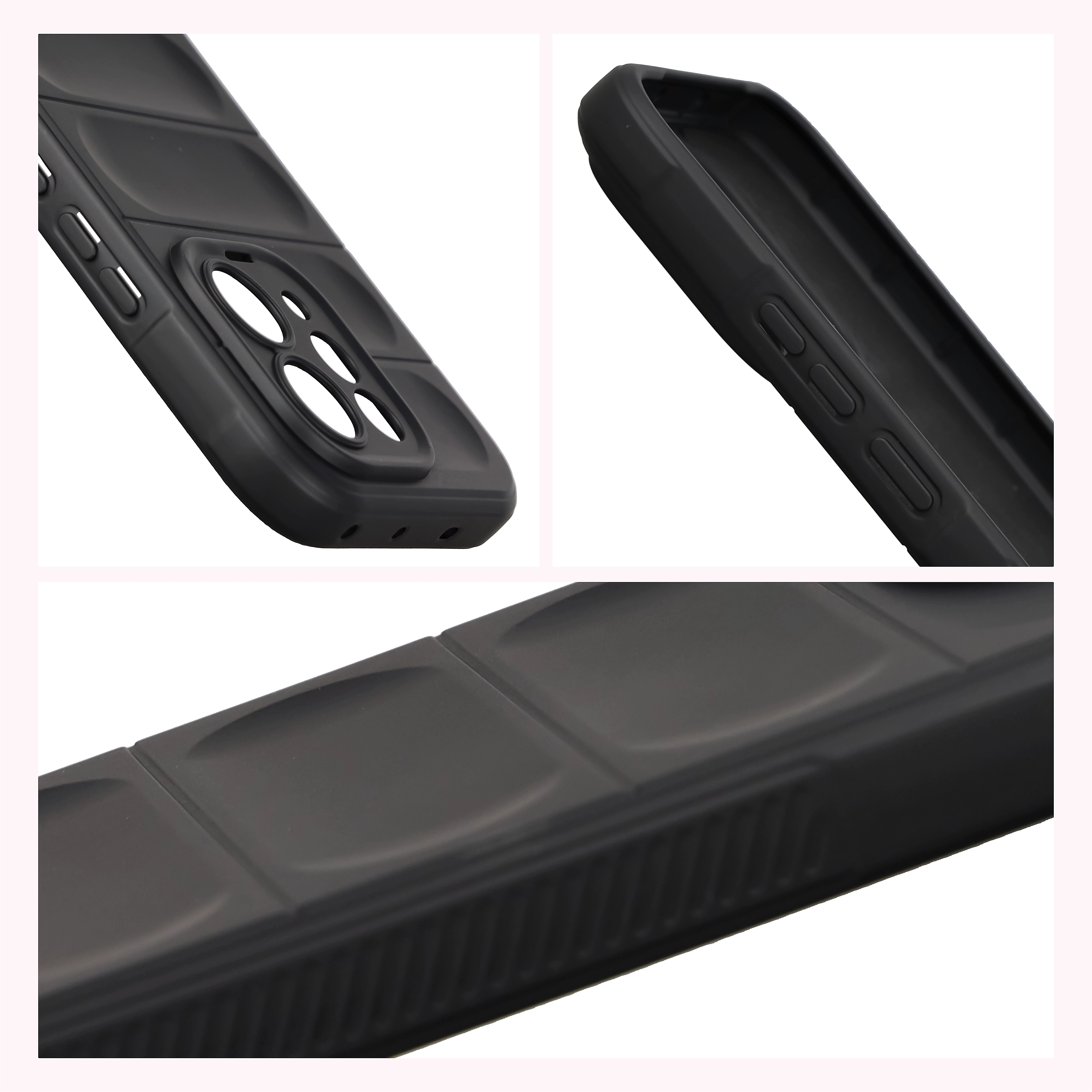 Podwyższone krawędzie i antypoślizgowa powierzchnia w etui Bizon Case Tur do Vivo V70 5G