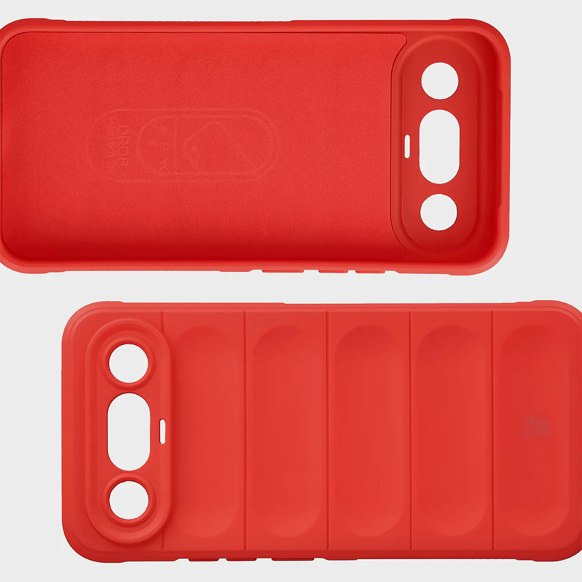Wyściółka z mikrofibry, wyżłobienia na pleckach i wzmocnione narożniki w etui Bizon Case Tur do Vivo X300 FE