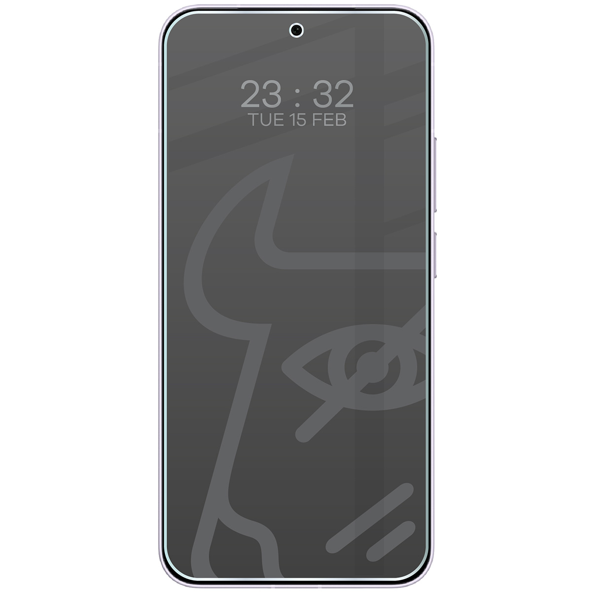 Wizualizacja szkła Hybrid Shadow nałożonego na telefon Vivo X300 FE