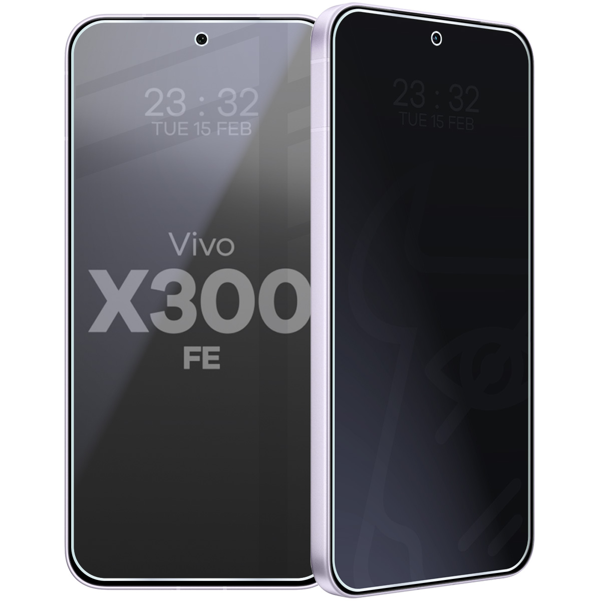 Szkło hybrydowe prywatyzujące Bizon Hybrid Shadow do Vivo X300 FE