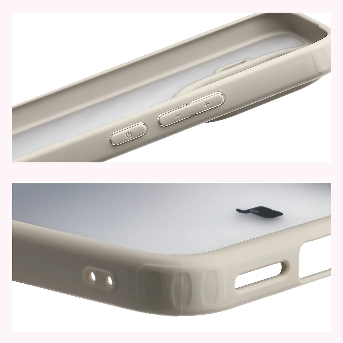 Wzmocnione narożniki i podwyższone ranty ekranu w etui Bizon Case Angelo do Xiaomi 17T Pro