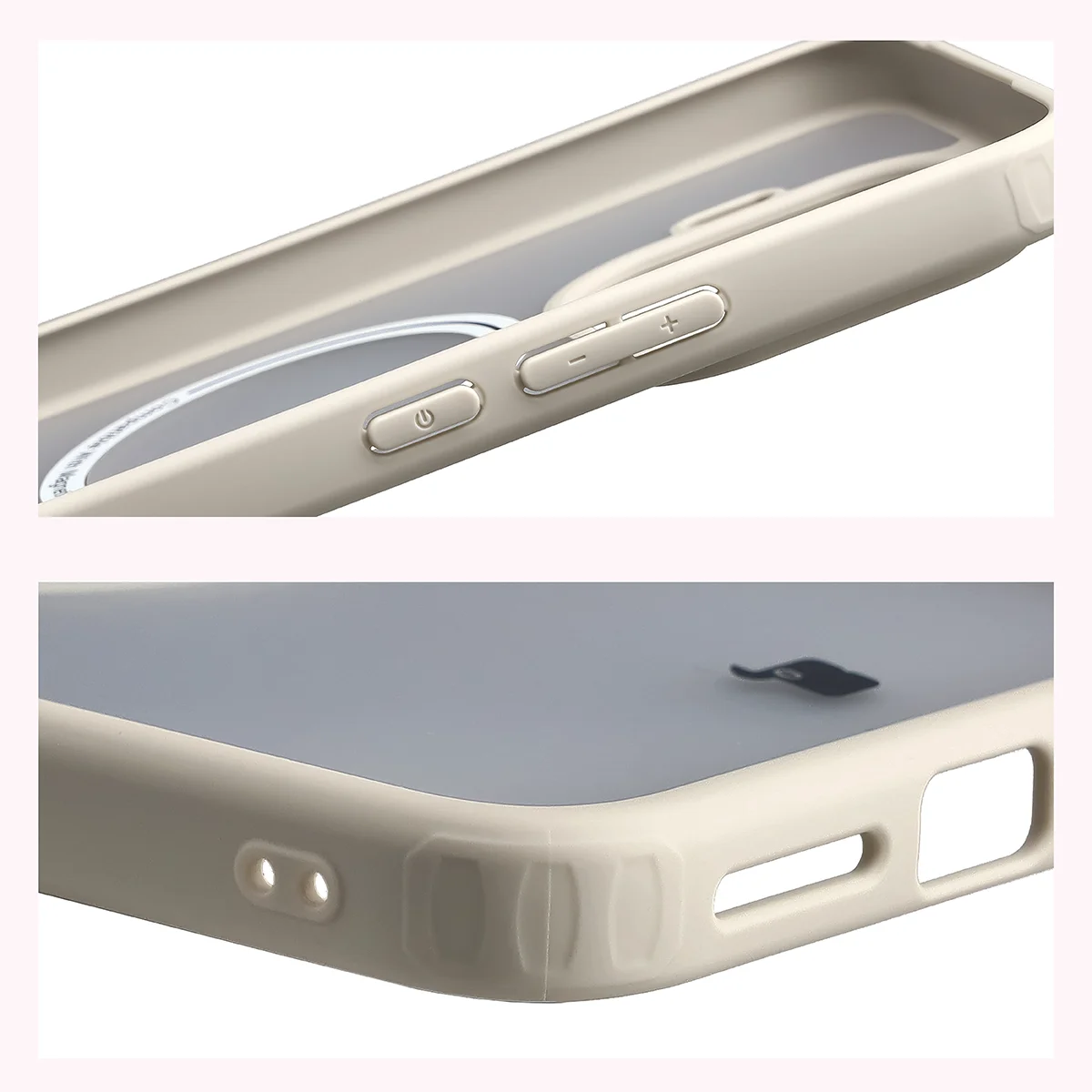 Wzmocnione narożniki i podwyższone ranty ekranu w etui Bizon Case MatteO do Xiaomi 17T Pro