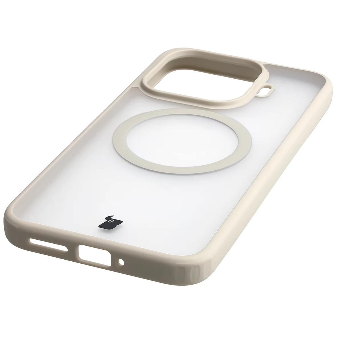 Zintegrowane przyciski, wycięcia i hybrydowy materiał w etui Bizon Case MatteO do Xiaomi 17T Pro