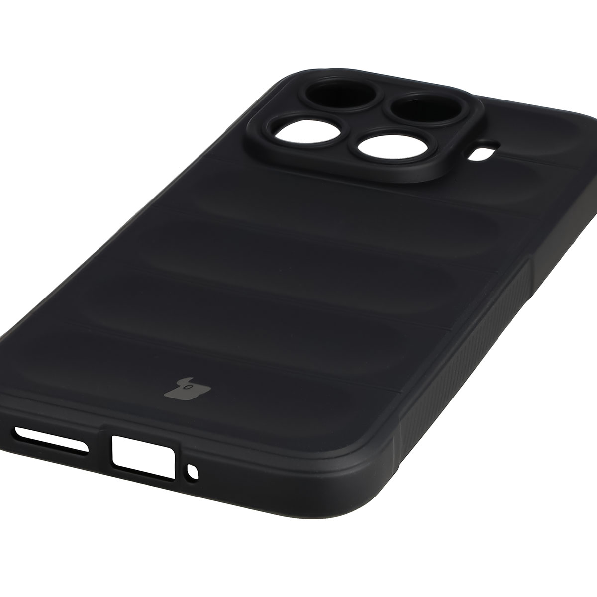 Precyzyjne wycięcia i kompatybilność z ładowaniem indukcyjnym w etui Bizon Case Tur do Xiaomi 17T Pro