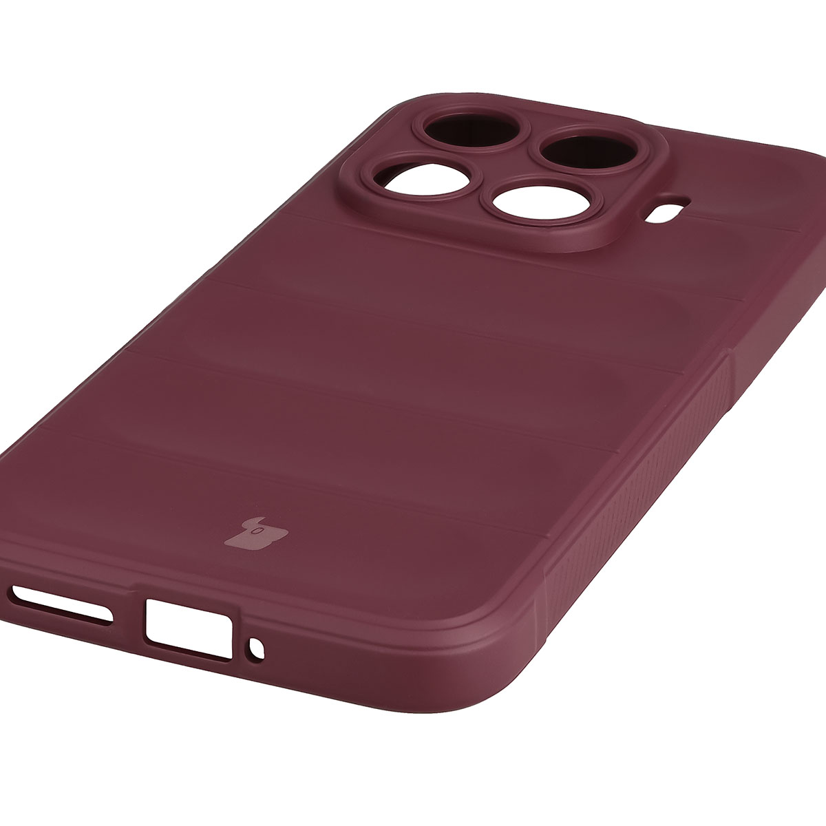 Precyzyjne wycięcia i kompatybilność z ładowaniem indukcyjnym w etui Bizon Case Tur do Xiaomi 17T Pro