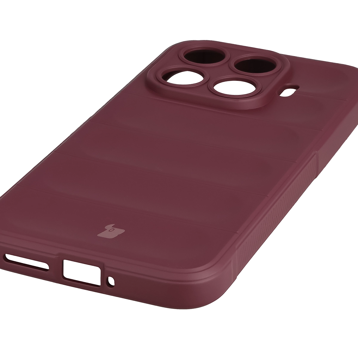 Precyzyjne wycięcia i kompatybilność z ładowaniem indukcyjnym w etui Bizon Case Tur do Xiaomi 17T Pro