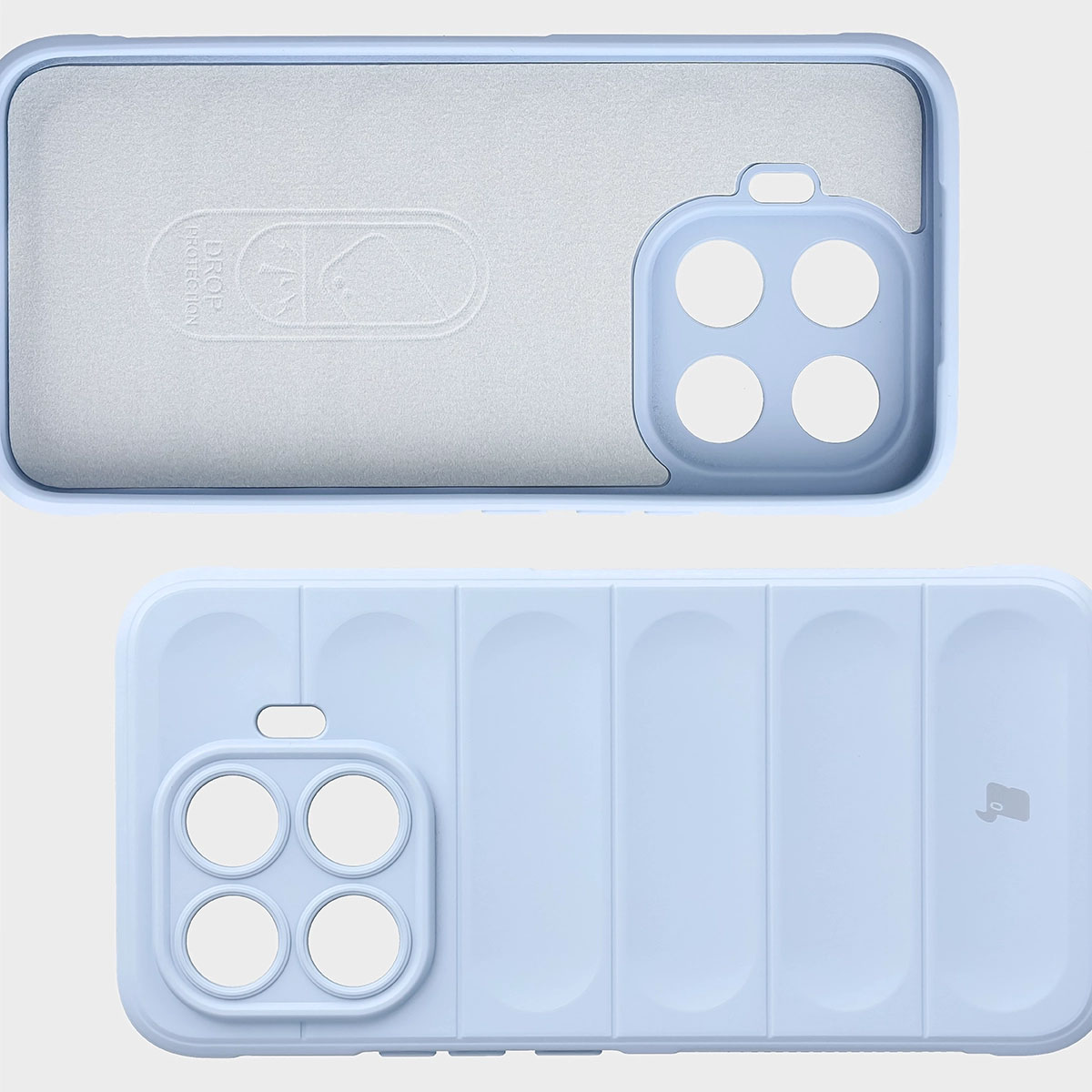 Wyściółka z mikrofibry, wyżłobienia na pleckach i wzmocnione narożniki w etui Bizon Case Tur do Xiaomi 17T Pro