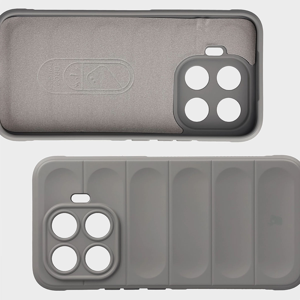 Wyściółka z mikrofibry, wyżłobienia na pleckach i wzmocnione narożniki w etui Bizon Case Tur do Xiaomi 17T Pro