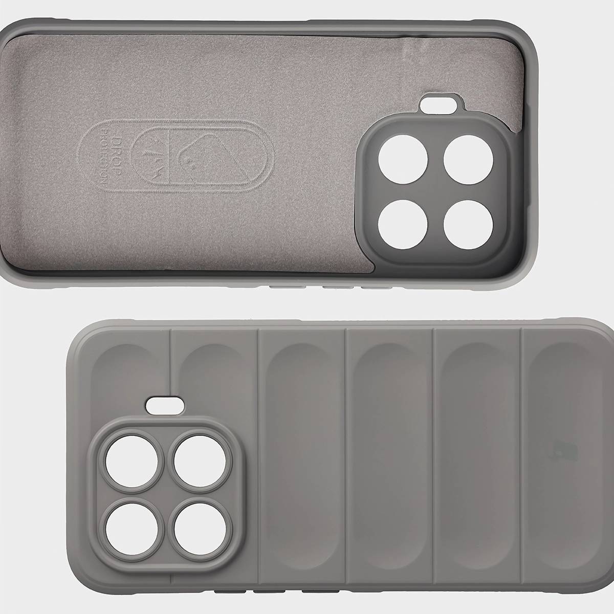 Wyściółka z mikrofibry, wyżłobienia na pleckach i wzmocnione narożniki w etui Bizon Case Tur do Xiaomi 17T Pro