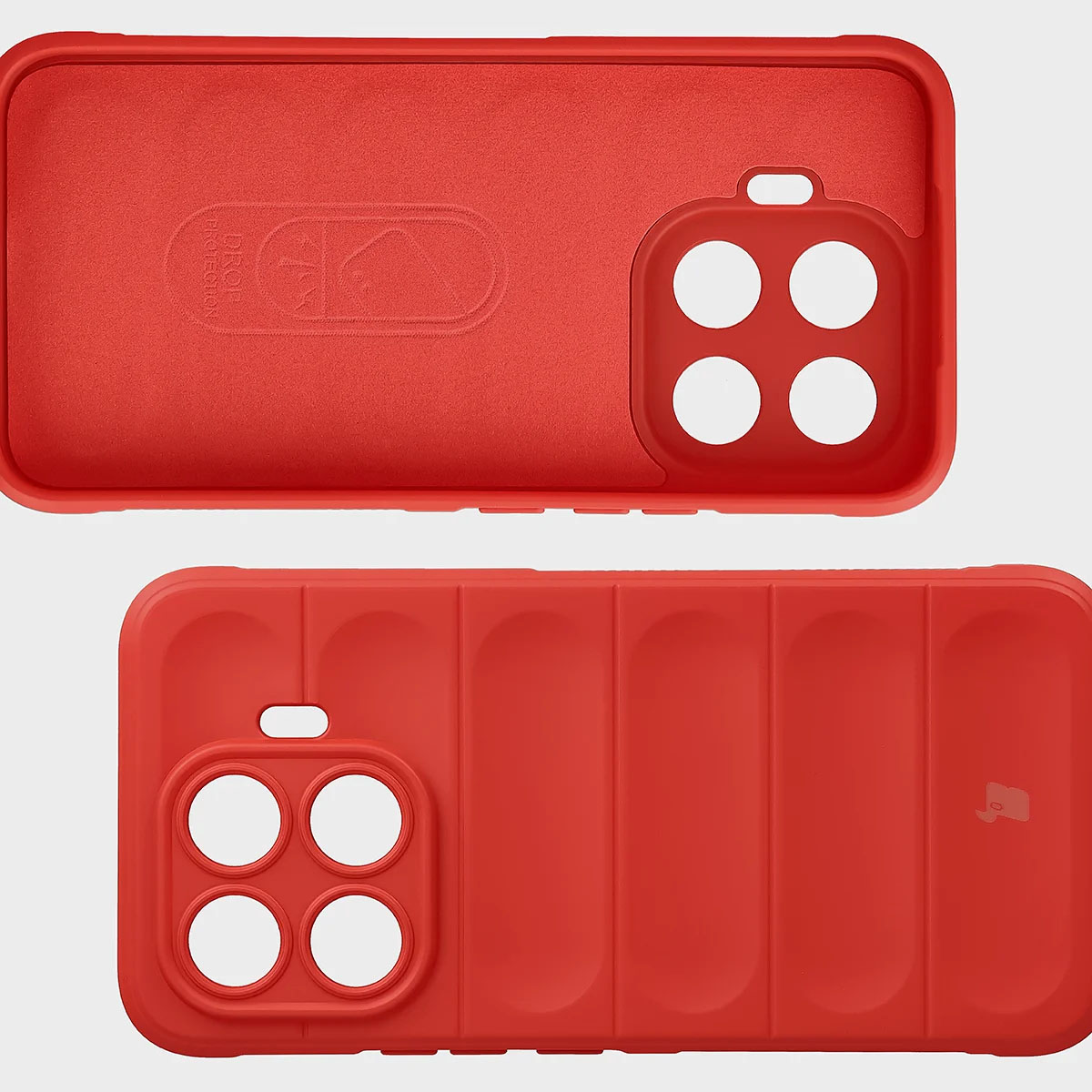 Wyściółka z mikrofibry, wyżłobienia na pleckach i wzmocnione narożniki w etui Bizon Case Tur do Xiaomi 17T Pro