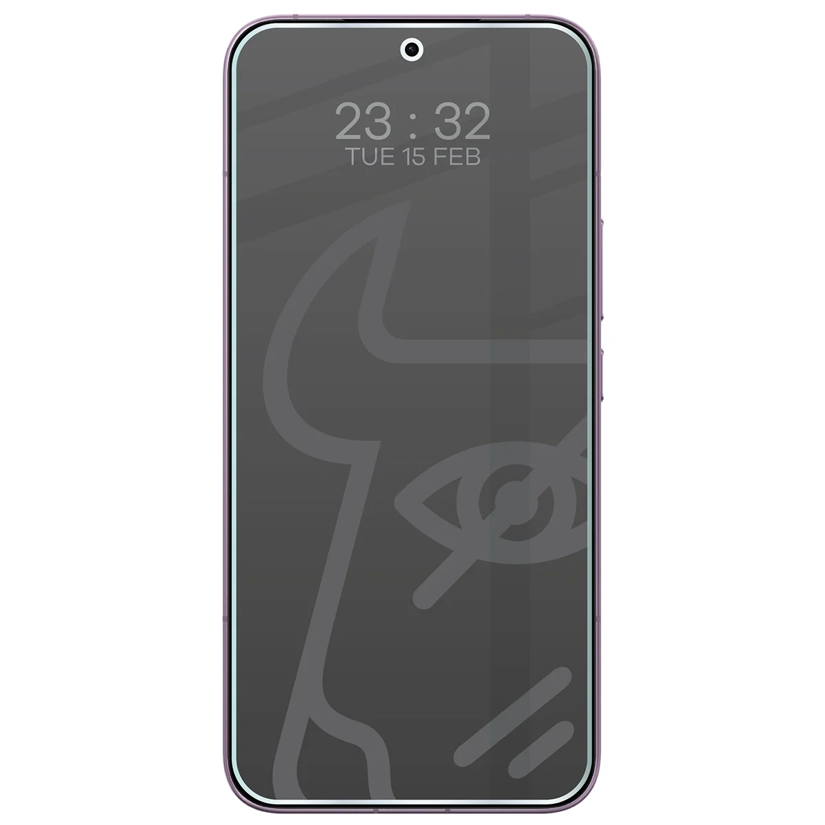 Wizualizacja szkła Hybrid Shadow nałożonego na telefon Xiaomi 17T Pro
