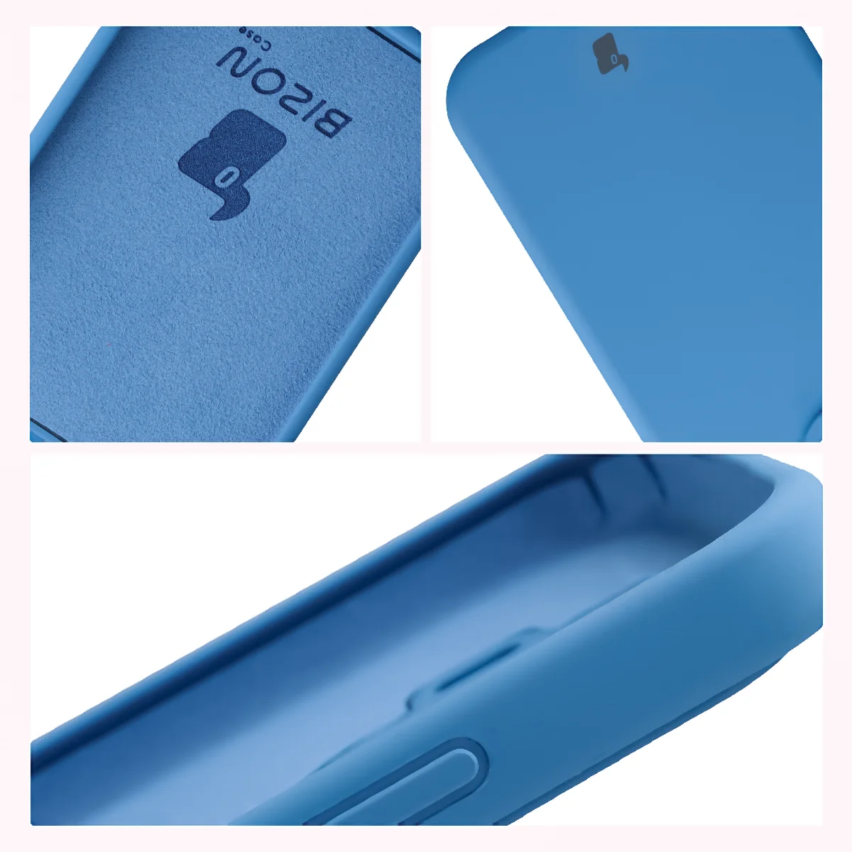 Konstrukcja etui Bizon Soft Case: zintegrowane osłony, podwyższone krawędzie i wyściółka z mikrofibry do Xiaomi 17T Pro