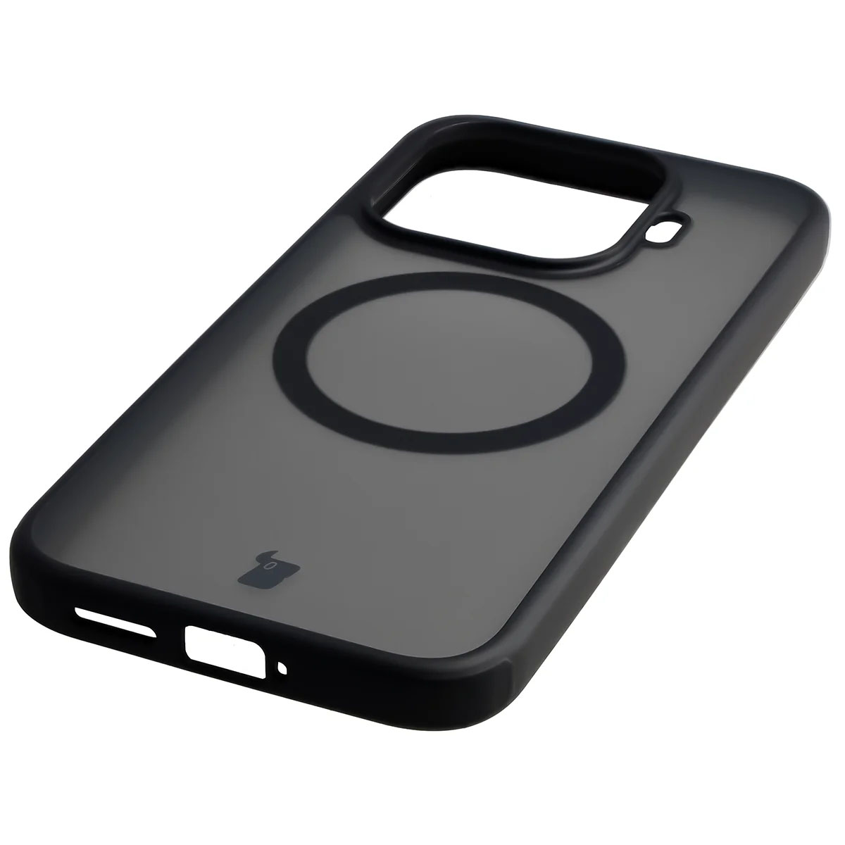 Zintegrowane przyciski, wycięcia i hybrydowy materiał w etui Bizon Case MatteO do Xiaomi 17T