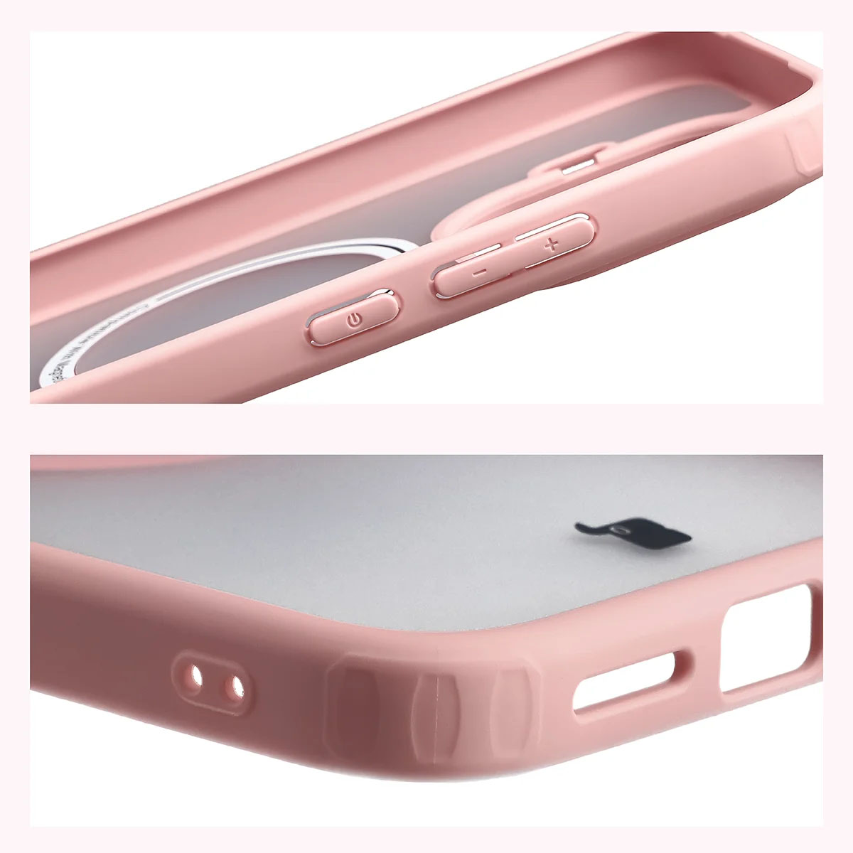 Wzmocnione narożniki i podwyższone ranty ekranu w etui Bizon Case MatteO do Xiaomi 17T
