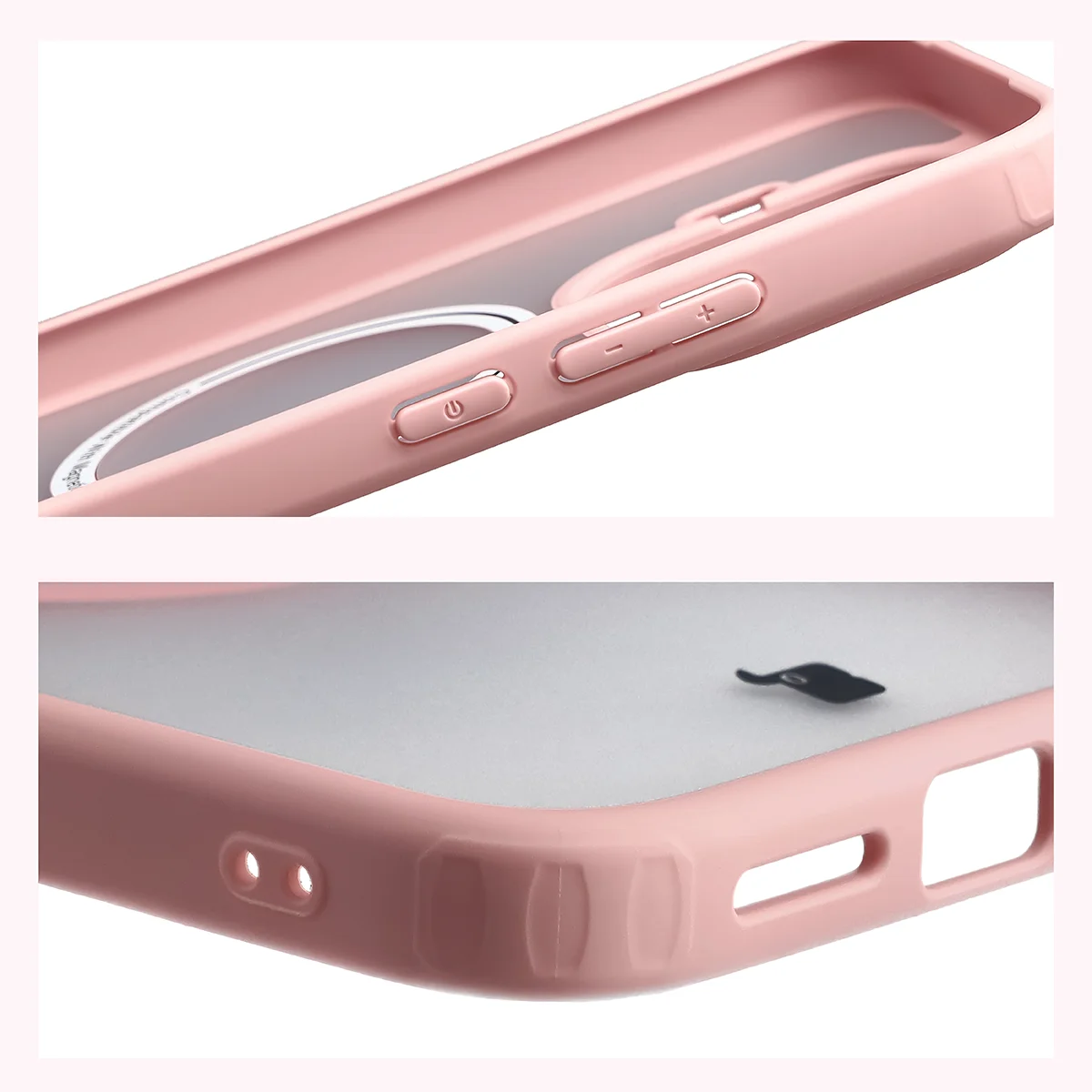 Wzmocnione narożniki i podwyższone ranty ekranu w etui Bizon Case MatteO do Xiaomi 17T