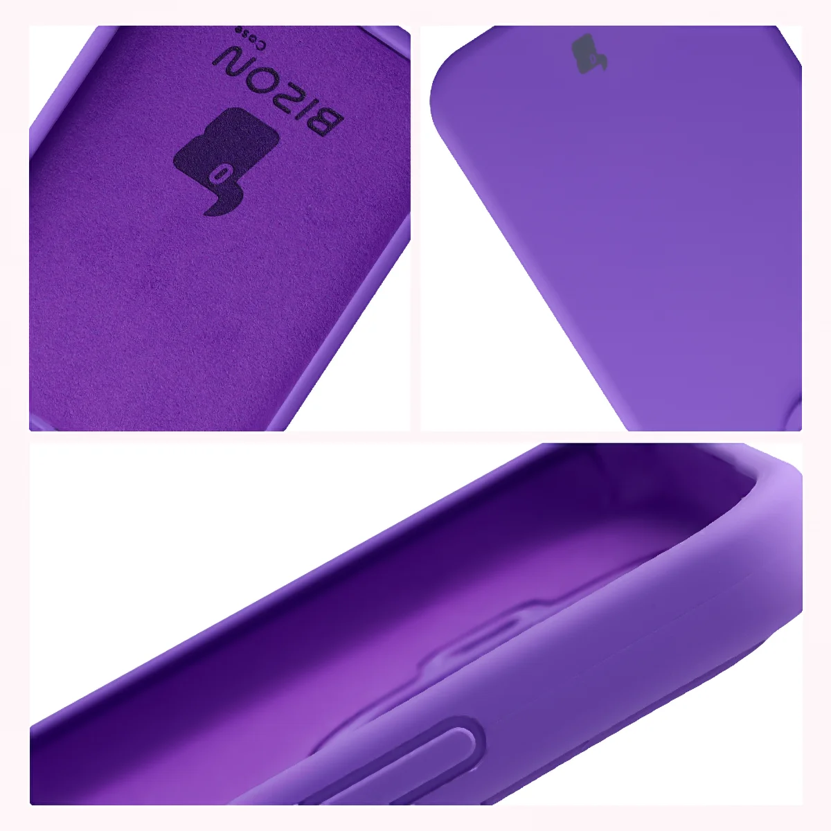 Konstrukcja etui Bizon Soft Case: zintegrowane osłony, podwyższone krawędzie i wyściółka z mikrofibry do Xiaomi 17T