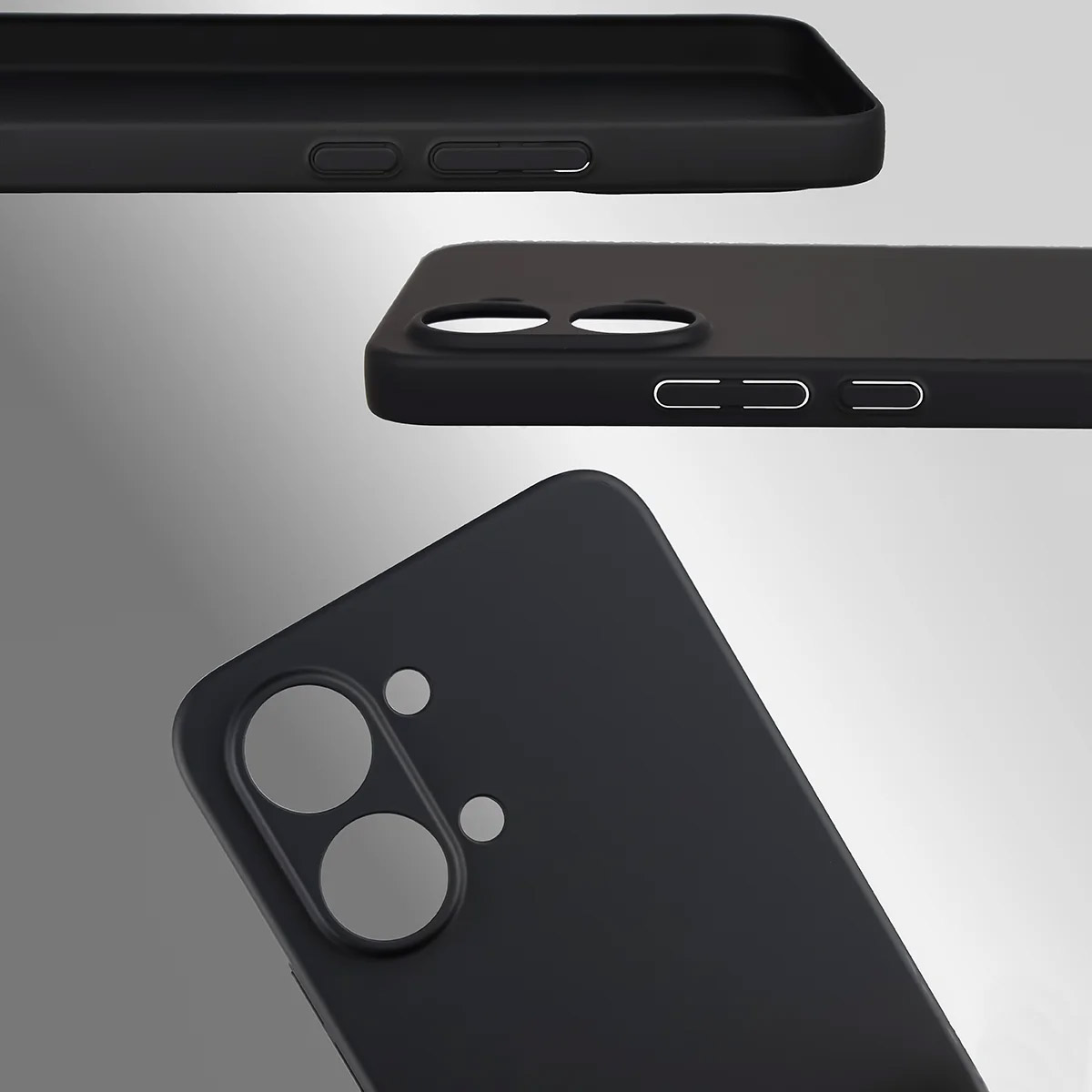 Dedykowane wycięcia i podwyższone krawędzie aparatu i ekranu w etui Bizon Case Łupka do Xiaomi POCO X8 Pro Max