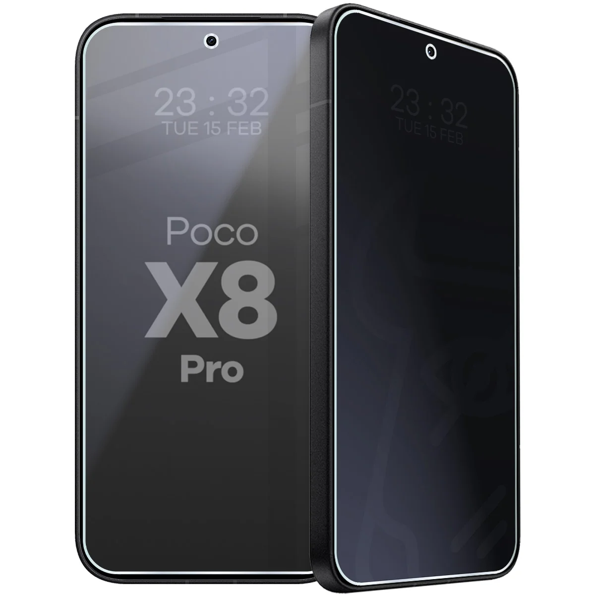 Szkło hybrydowe prywatyzujące Bizon Hybrid Shadow do Xiaomi POCO X8 Pro Max