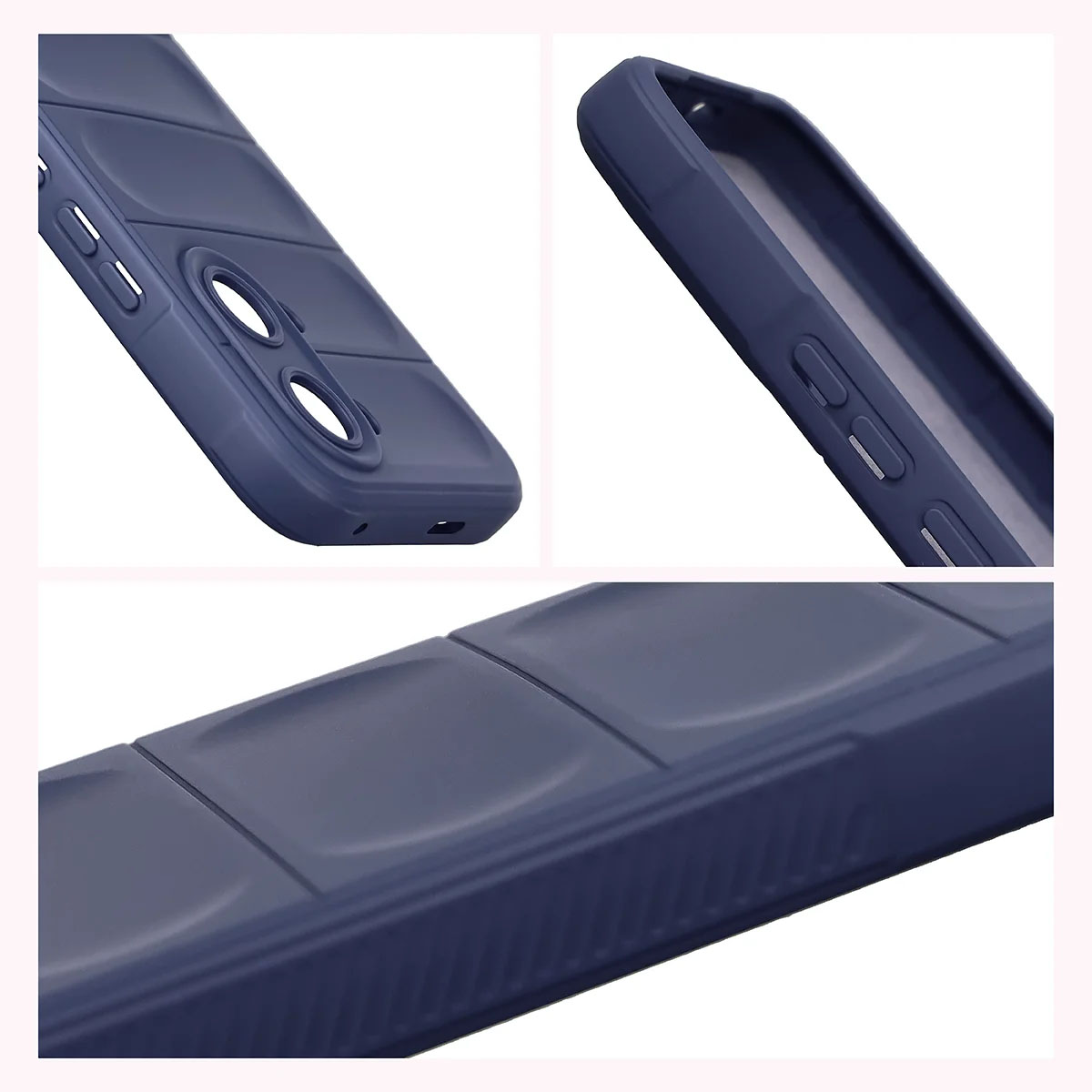 Podwyższone krawędzie i antypoślizgowa powierzchnia w etui Bizon Case Tur do Xiaomi POCO X8 Pro Max