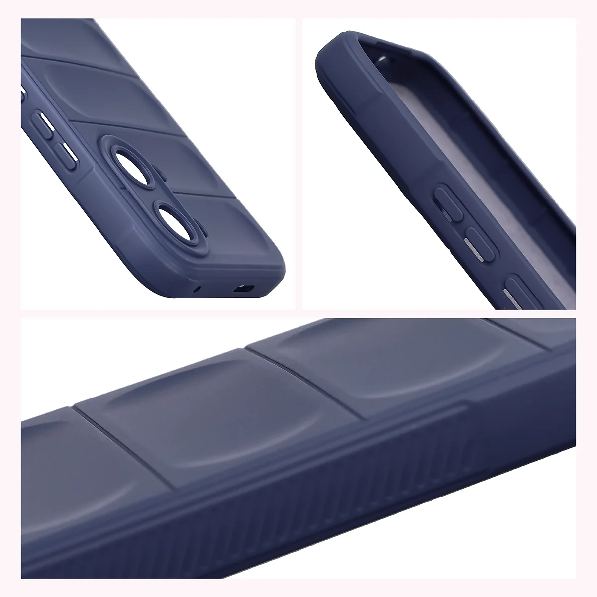 Podwyższone krawędzie i antypoślizgowa powierzchnia w etui Bizon Case Tur do Xiaomi POCO X8 Pro Max