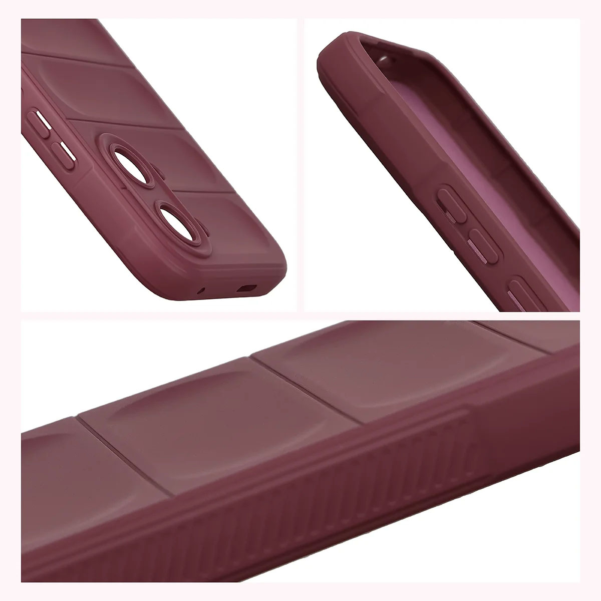 Podwyższone krawędzie i antypoślizgowa powierzchnia w etui Bizon Case Tur do Xiaomi POCO X8 Pro Max