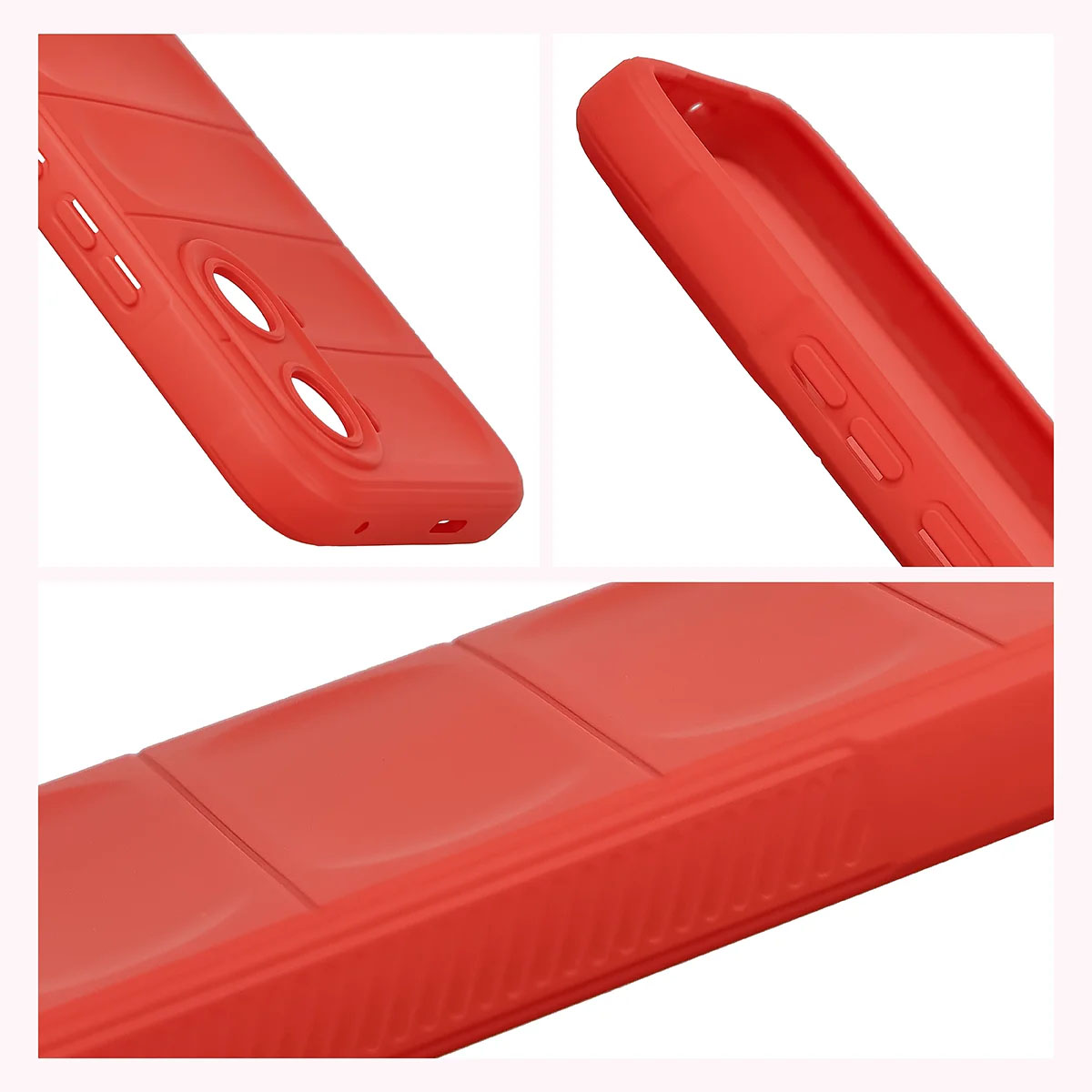 Podwyższone krawędzie i antypoślizgowa powierzchnia w etui Bizon Case Tur do Xiaomi POCO X8 Pro Max