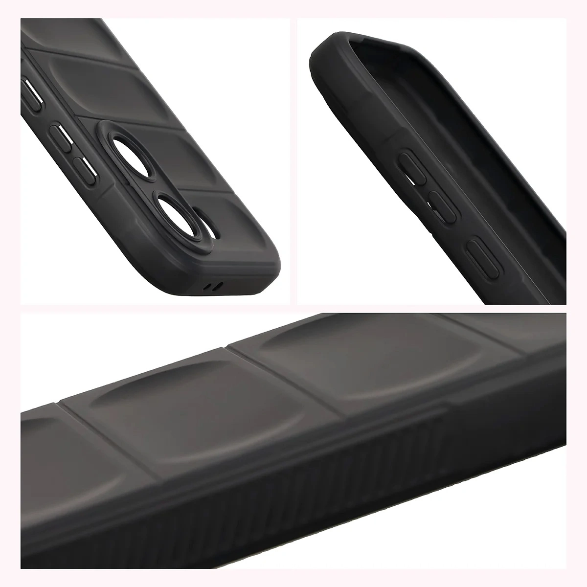 Podwyższone krawędzie i antypoślizgowa powierzchnia w etui Bizon Case Tur do Xiaomi POCO X8 Pro