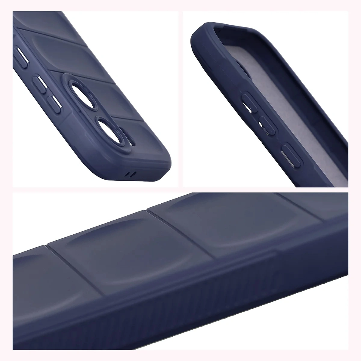 Podwyższone krawędzie i antypoślizgowa powierzchnia w etui Bizon Case Tur do Xiaomi POCO X8 Pro