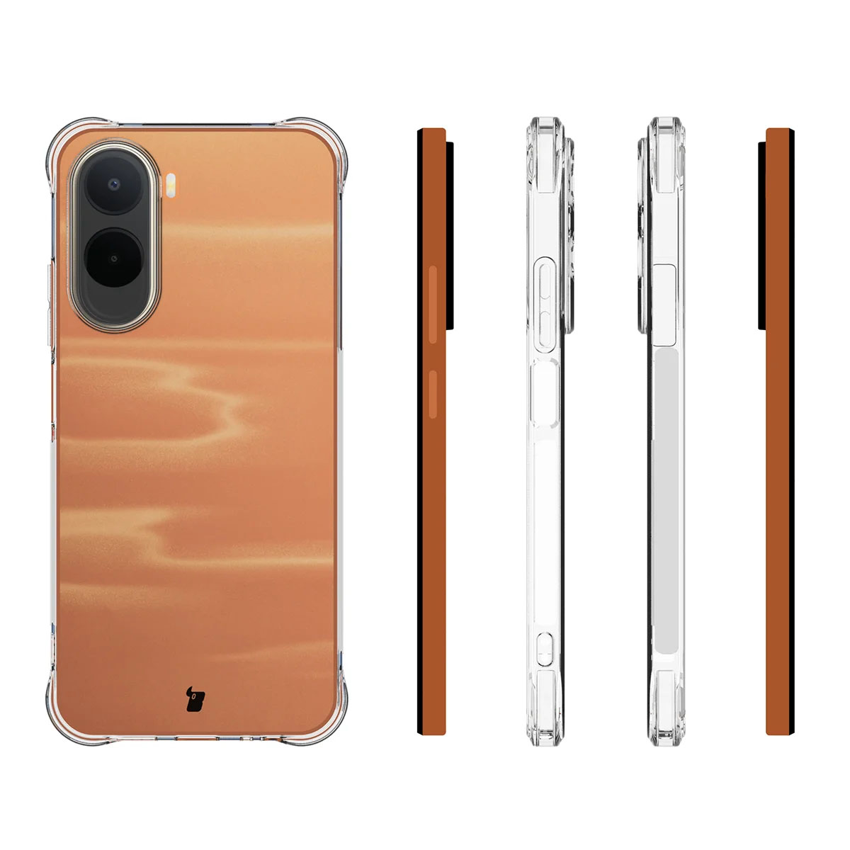 Etui Bizon Case Salpa do Xiaomi Redmi A7 Pro z różnych stron