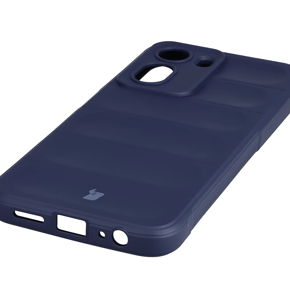 Precyzyjne wycięcia i kompatybilność z ładowaniem indukcyjnym w etui Bizon Case Tur do Xiaomi Redmi A7 Pro / POCO C85X / C81 / C81 Pro