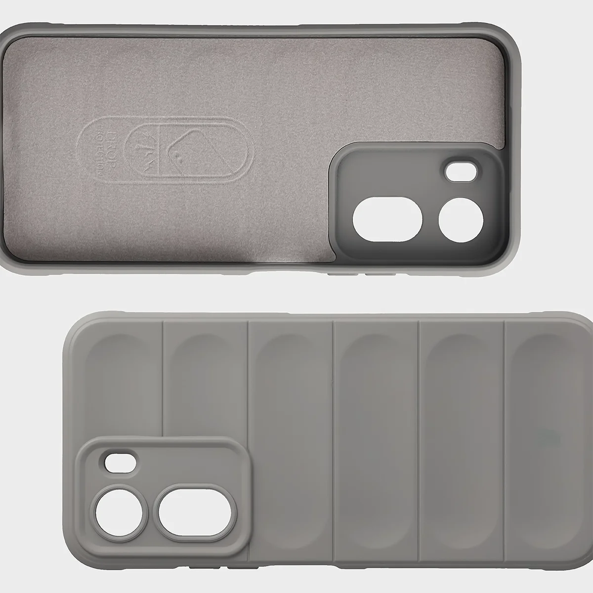 Wyściółka z mikrofibry, wyżłobienia na pleckach i wzmocnione narożniki w etui Bizon Case Tur do Xiaomi Redmi A7 Pro / POCO C85X / C81 / C81 Pro