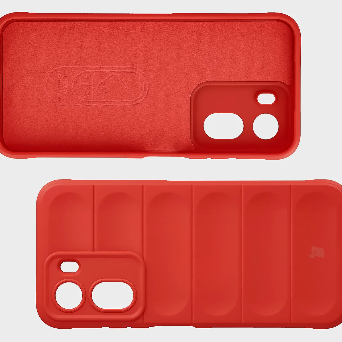 Wyściółka z mikrofibry, wyżłobienia na pleckach i wzmocnione narożniki w etui Bizon Case Tur do Xiaomi Redmi A7 Pro / POCO C85X / C81 / C81 Pro