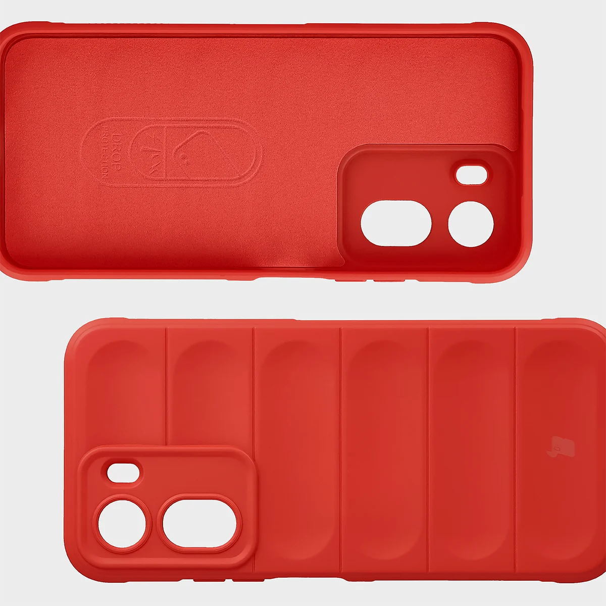 Wyściółka z mikrofibry, wyżłobienia na pleckach i wzmocnione narożniki w etui Bizon Case Tur do Xiaomi Redmi A7 Pro / POCO C85X / C81 / C81 Pro