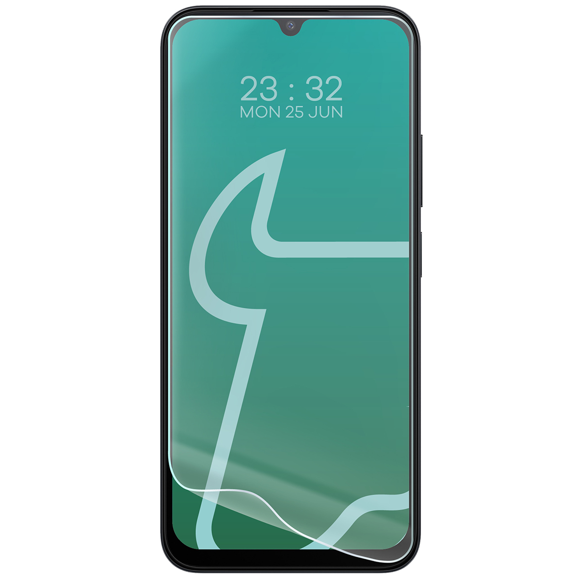 Folia hydrożelowa do Xiaomi Redmi A7 Pro / POCO C85X / C81 / C81 Pro obok telefonu
