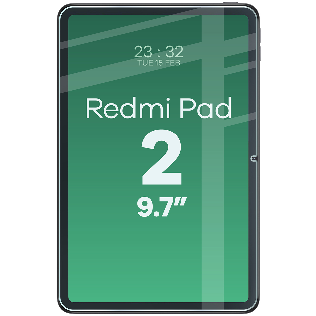 Tablet z nałożonym szkłem Bizon Tab Glass Clear Duo do Xiaomi Redmi Pad 2 9.7