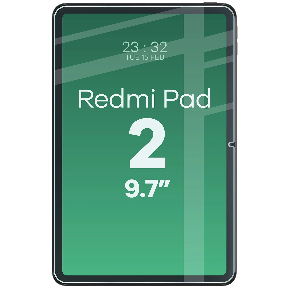 Tablet z nałożonym szkłem Bizon Tab Glass Clear Duo do Xiaomi Redmi Pad 2 9.7