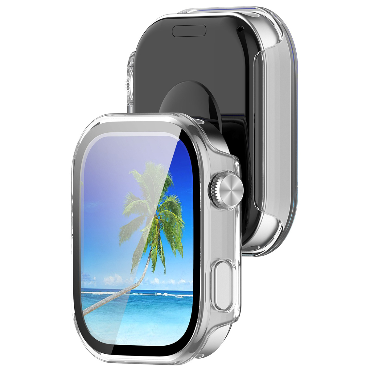 Etui z wbudowanym szkłem Bizon Case Watch Adamo do Xiaomi Redmi Watch 6
