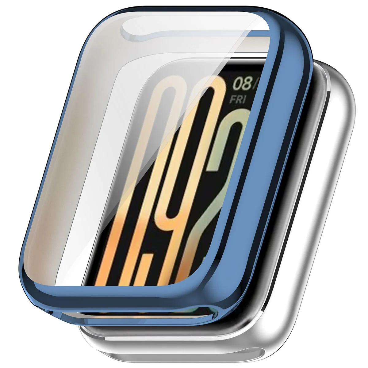 Plecki ze szkłem Bizon Case Watch Felipe dla Xiaomi Smart Band 10 Pro