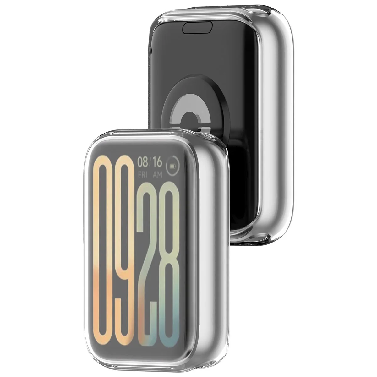 Front oraz przód etui Bizon Case Watch Felipe dla Xiaomi Smart Band 10 Pro