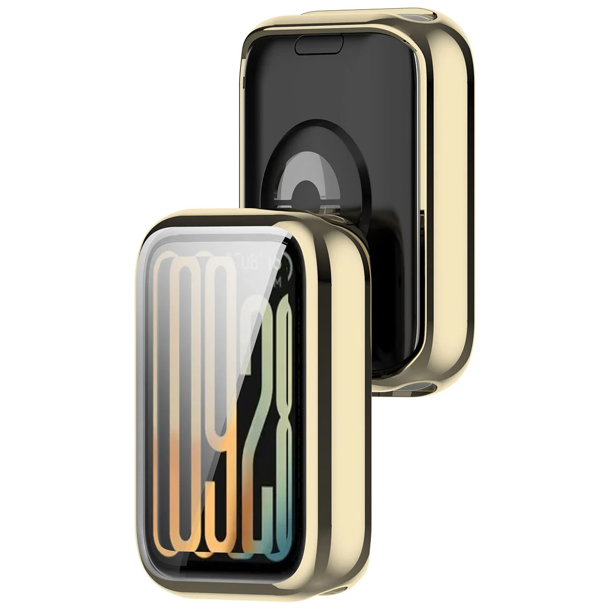 Front oraz przód etui Bizon Case Watch Felipe dla Xiaomi Smart Band 10 Pro