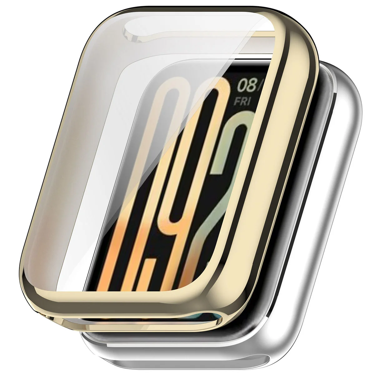 Plecki ze szkłem Bizon Case Watch Felipe dla Xiaomi Smart Band 10 Pro