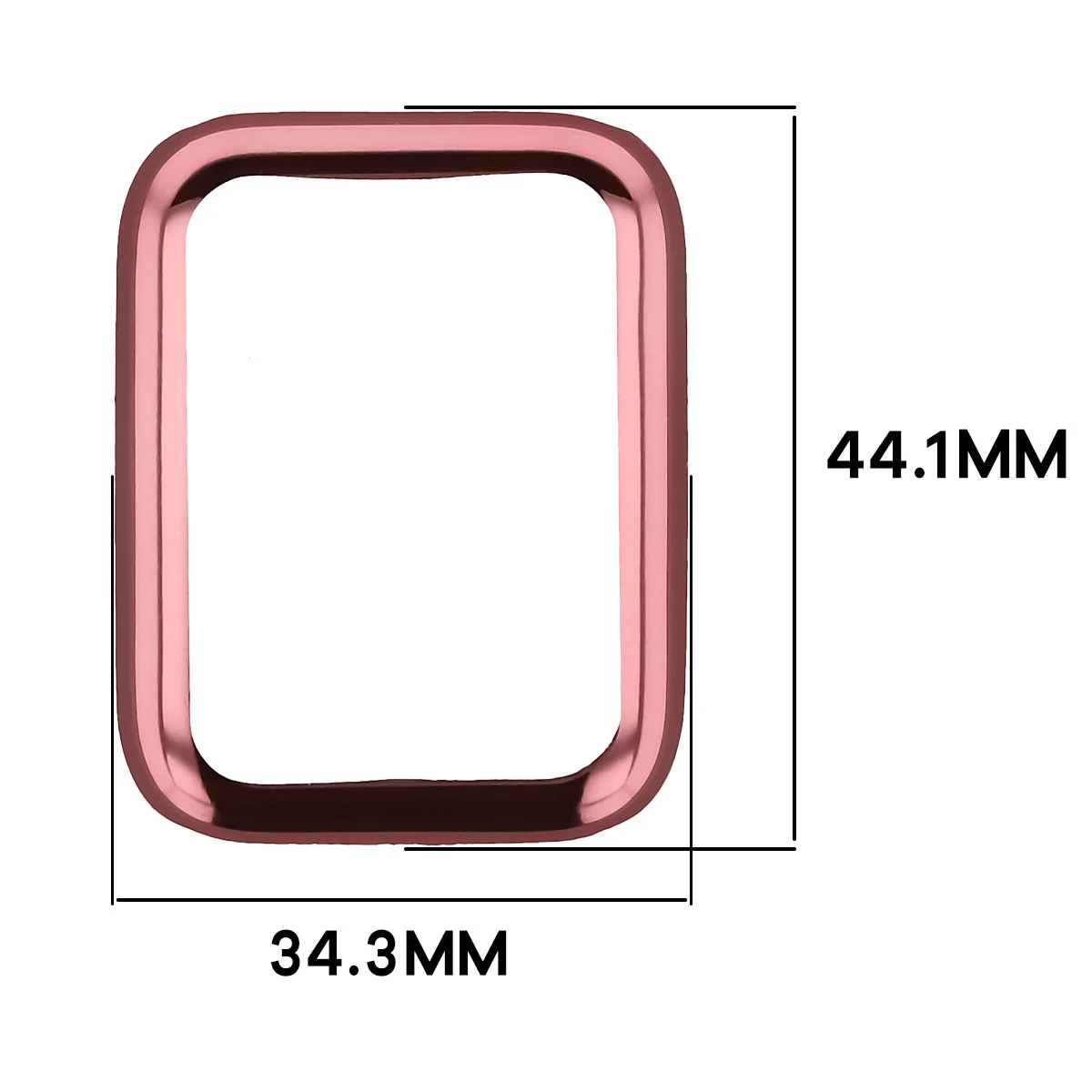 Wymiary obudowy Bizon Case Watch Felipe dla Xiaomi Smart Band 10 Pro
