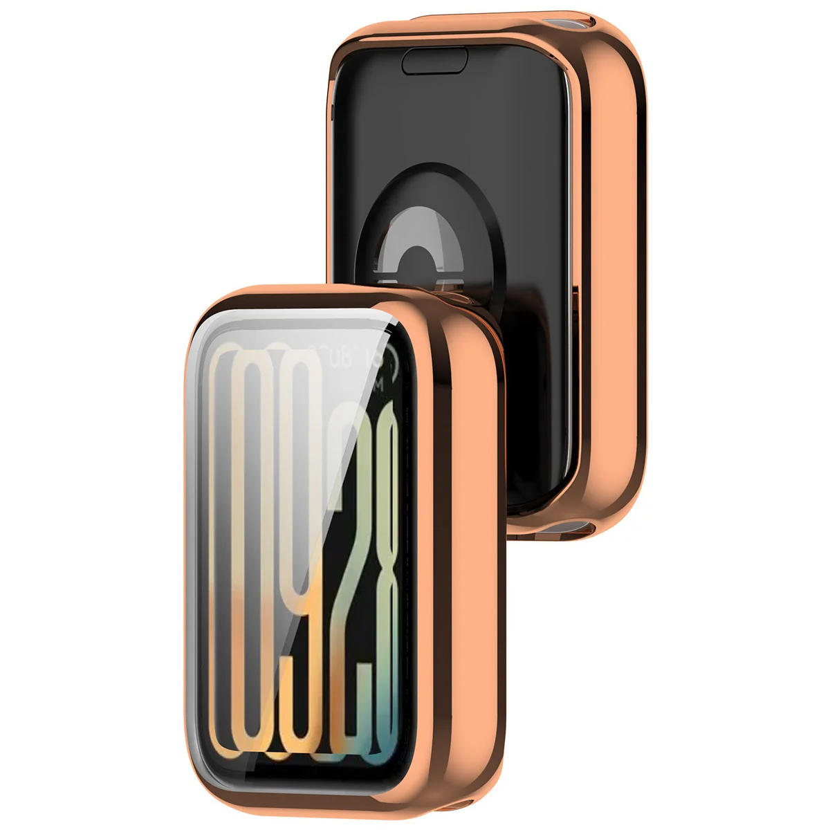 Front oraz przód etui Bizon Case Watch Felipe dla Xiaomi Smart Band 10 Pro