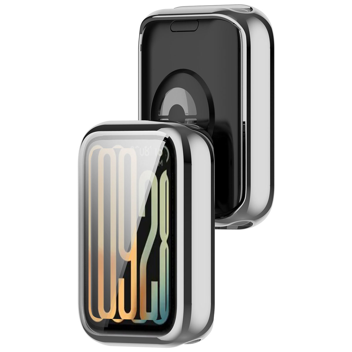 Front oraz przód etui Bizon Case Watch Felipe dla Xiaomi Smart Band 10 Pro