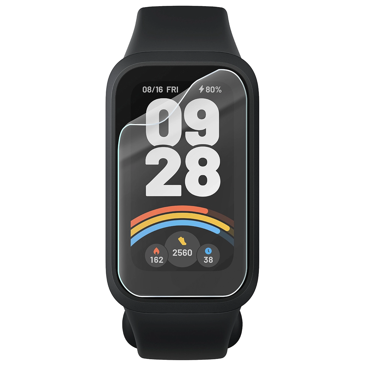 Folia hydrożelowa Bizon Watch Film HydroFlex do Xiaomi Mi Smart Band 9 Active na zegarku