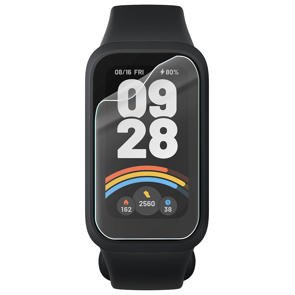 Folia hydrożelowa Bizon Watch Film HydroFlex do Xiaomi Mi Smart Band 9 Active  na zegarku