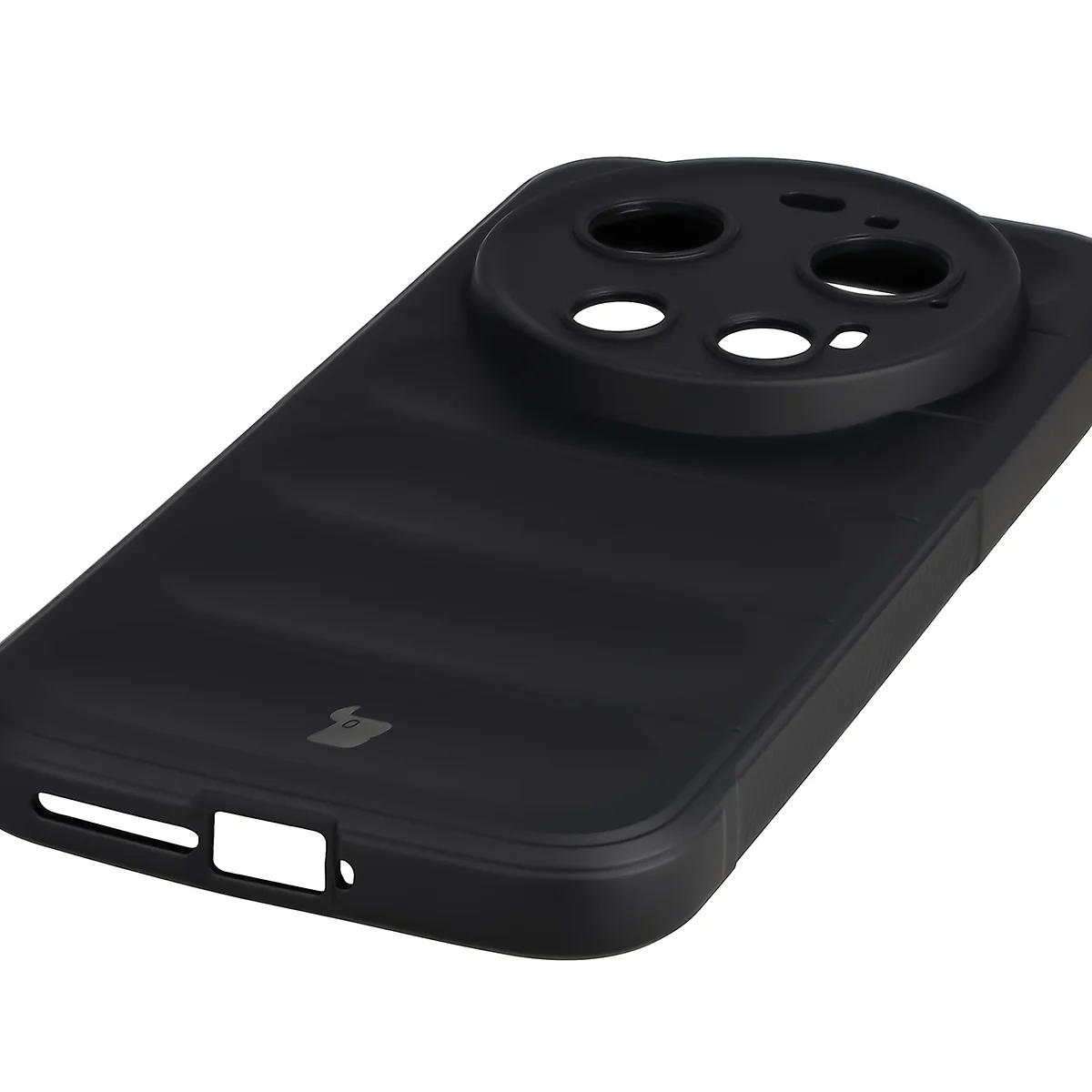 Precyzyjne wycięcia i kompatybilność z ładowaniem indukcyjnym w etui Bizon Case Tur do Xiaomi 17 Ultra