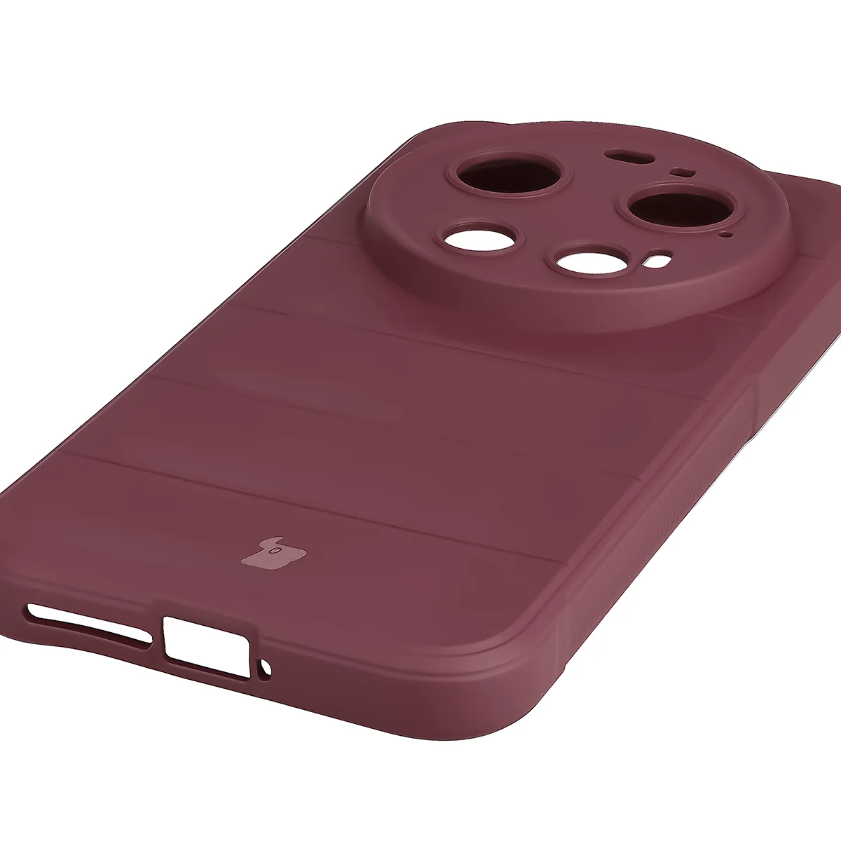 Precyzyjne wycięcia i kompatybilność z ładowaniem indukcyjnym w etui Bizon Case Tur do Xiaomi 17 Ultra