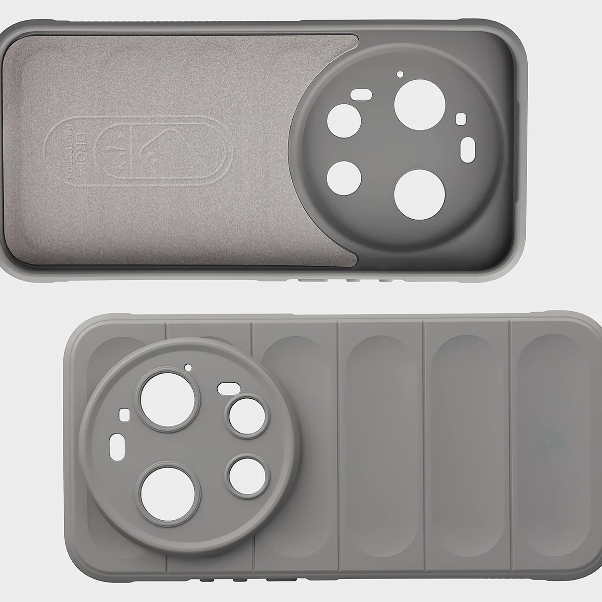 Wyściółka z mikrofibry, wyżłobienia na pleckach i wzmocnione narożniki w etui Bizon Case Tur do Xiaomi 17 Ultra
