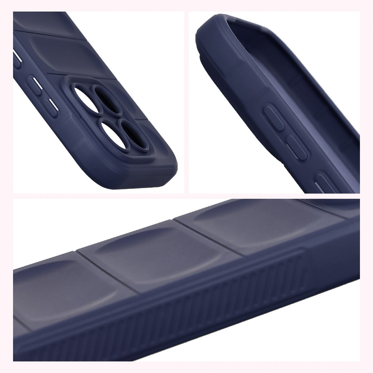 Podwyższone krawędzie i antypoślizgowa powierzchnia w etui Bizon Case Tur do Xiaomi 17